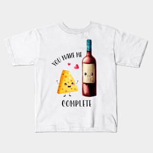 Funny Valentine's Day, You Complete Me Valentine's Day Kids T-Shirt